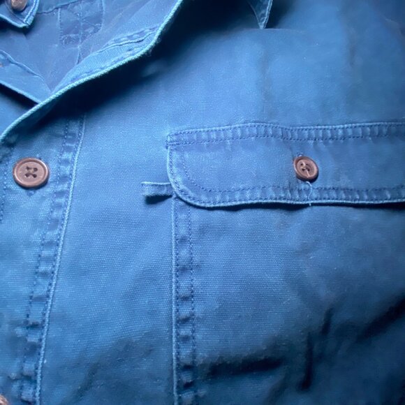 Clear Water Outfitters Mens Blue Button-Up Long Sleeve Shirt Size XXL Cotton - Picture 5 of 8